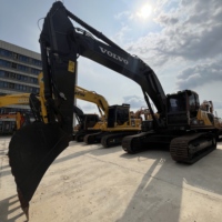 Excavatrice sur chenilles hydraulique lourde Volvo EC300 d'occasion, 30 tonnes, d'origine suédoise, faible nombre d'heures de fonctionnement, matériel de construction