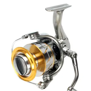 Hot Selling 11+1BB Spinning Fishing Reel Metal Silver Powerful 5.2:1 High Speed Saltwater Fishing Reel Daiwa Alphas Air Stream