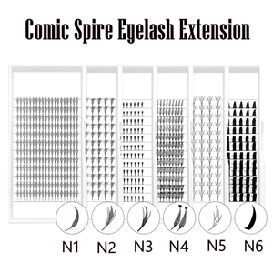 Nuevo Diseño de Extensiones de Pestañas Anime Lash Spikes, Bandejas de Pestañas Anime Lash Spire Pre-hechas, Suaves para Estilo Anime Hecho a Mano, Libres de Crueldad - Product Image 4