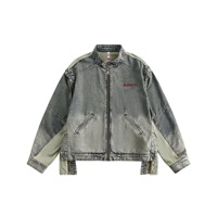 Vestes en jean de haute qualité, nouveaux modèles, brodées, avec manches à fermeture éclair amovibles, pour la vente en gros