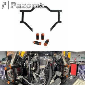 Repose-pieds de moto pour autoroute, barre anti-chute à 2 marches, cage de protection du moteur pour Harley Touring Road King Street Glide Electra Glide <span class=keywords><strong>CVO</strong></span> <span class=keywords><strong>2009</strong></span>+ - Product Image 6