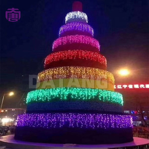 Sparkling Pine <b>Tree</b> <b>Light</b> Installation for Street Landscape Christmas Market and Holiday Event Decoration - Product Image 3