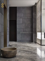 Revêtement moderne en pierre naturelle YUSHI Carreaux de pierre de granit naturel personnalisables pour la décoration d'escalier mural intérieur et extérieur