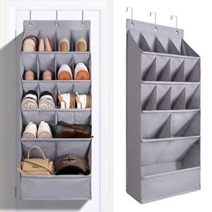 High Quality Flat Bottom with 15 Pockets Cabinet Behind Door Multifunctional Shoe Storage Hanging Bag for Shoes Organizer - Product Image 1