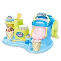Пластиковый игрушечный магазин мороженого, комплект для ролевых игр, изготовитель мороженого для детей