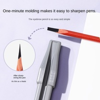 Taille-crayon pour sourcils Hengsi Machete avec design en bec de canard, couteau en bois, modèle d'artefact de coupe HZXBQ de Guangdong