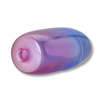 Bouteille de parfum OEM fabriquée en Chine verre dégradé bleu-violet dépoli 500ml vaporisateur de parfum rond 100ml bouteille de parfum