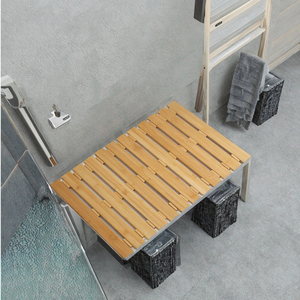 Alfombra de baño de bambú antiagua de lujo para el hogar personalizada, Alfombra de Pedal moderna, patrón de plantas de Navidad, Simple, impermeable, hecha a máquina - Product Image 3