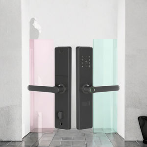 वाईफाई स्मार्ट होम डिजिटल लॉक फिंगरप्रिंट मैनुअल कुंजी लकड़ी के लिए आसान स्थापना सुरक्षित पासवर्ड पहचान - Product Image 3