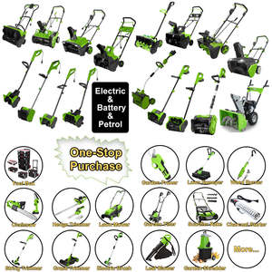 Vertak เครื่องพ่นหิมะไฟฟ้า2000W ความกว้างในการทำงาน460มม. รางปรับได้และไฟ LED สำหรับกำจัดหิมะถนน - Product Image 3