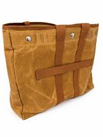 Sac fourre-tout pliable en toile cirée vintage pour femmes et hommes, grande capacité, sac à bandoulière utilitaire, sac de shopping rétro durable pour tous les jours