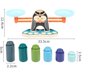 Trò Chơi Toán Học Vui Nhộn Đếm Số Cân Bằng Bằng Bằng Gỗ Montessori Đồ Chơi Học Tập Cho Trẻ Em - Product Image 6