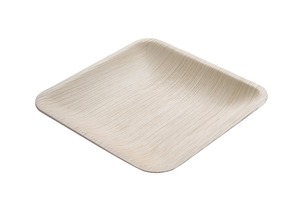 <b>Disposable</b> Bamboo Areca Palm Leaf <b>Plates</b> From India for Parties Sustainable and Engraved - Product Image 3