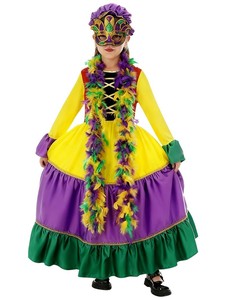 Disfraz de Carnaval de Halloween para Niños al por Mayor, Vestido Tutú de Mardi Gras para Baile Flamenco, Conjunto Festivo de Falda de Mascarada - Product Image 4