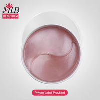 Patchs pour les yeux en hydrogel cristallin original coréen à la marque privée, hydratants, collagène, or, pour le soin des yeux