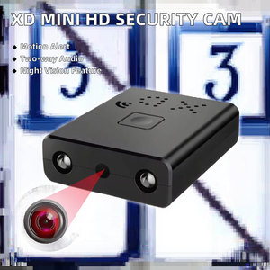 Xd كاميرا أمان صغيرة عالية الدقة بالكامل بالأشعة تحت الحمراء للرؤية الليلية مايكرو دي في مع كشف الحركة يدعم الاستخدام الداخلي والخارجي وتطبيق واي فاي - Product Image 2