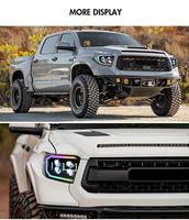 Phares LED RGB améliorés 12V 2014-2021 avec feux de jour et clignotants, lentille transparente, pièces automobiles de haute qualité, 4000 lumens, neufs