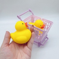 Nouveaux jouets créatifs à presser TKA en caoutchouc, poussin jaune, canard, jouets anti-stress pour enfants, jouet souple à rebond lent en forme de dumpling