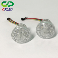 Cabochon turbo led pixels, nouvelle collection, lampes rechargeables et imperméables pour centres commerciaux