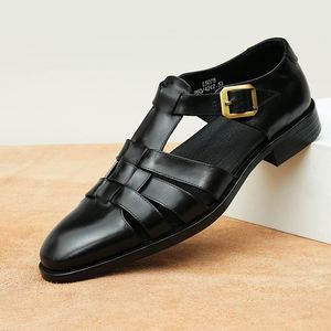 Zapatos de Cuero Personalizados para Hombre, con Punta Tallada Italiana, Forro de Cuero Auténtico, Estilo Formal y Casual - Product Image 4