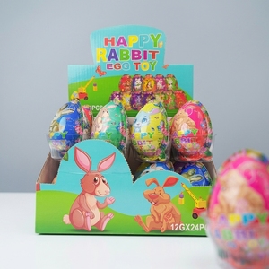 Conejo Inteligente <span class=keywords><strong>de</strong></span> <span class=keywords><strong>Pascua</strong></span> con Chocolate Dulce y Caja <span class=keywords><strong>de</strong></span> Regalo Multicolor para Huevos y Dulces - Product Image 1
