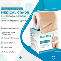 Bande adhésive médicale en silicone YOJO, repositionnable, réutilisable, sans latex, sans résidus, pour peaux sensibles, élimination douce et sans douleur, stérilisée à l'oxygène éthylené (OE)