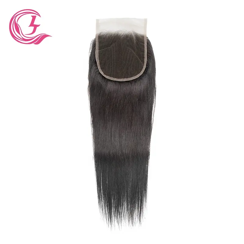 Dropship Vendor Supply Rambut Bahan Tipis Tersedia Full Film 5X5 Hd Renda Penutupan dengan 10 Inch