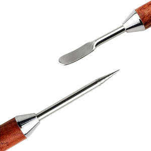 Venta al por mayor LM LM01 Nuevo Lápiz de Arte para Café Latte Tallado a Mano, de Acero Inoxidable y Madera de Palisandro, Aguja para Cappuccino, Estilo Moderno y Sencillo - Product Image 1