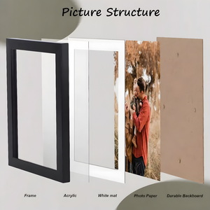 <span class=keywords><strong>Cadre</strong></span> <span class=keywords><strong>photo</strong></span> en MDF en gros 30x40 <span class=keywords><strong>40x50</strong></span> 50x50 50x70cm – <span class=keywords><strong>Cadre</strong></span> en <span class=keywords><strong>bois</strong></span> de haute qualité pour affiches et photos, décoration intérieure - Product Image 5