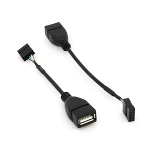 OEM özel kablo usb A erkek dişi USB tip C dupont mini din 9pin 8 pin ttl reo seri usb veri kablosu