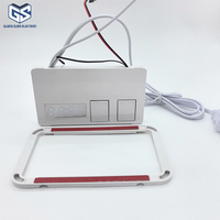 12V 24W Smart LED Dimmer sentuh Sensor saklar induktif cermin kamar mandi sentuh Switch Power Supply waktu suhu Defog Fitur
