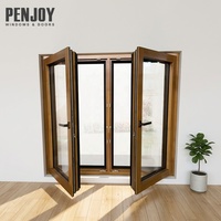 Ventana de Madera Revestida de Aluminio con Herrajes Alemanes ROTO, Aislamiento Térmico, Resistente a Huracanes, Fabricada a Medida por el Mejor Fabricante