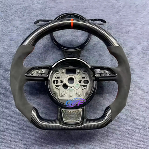 Volante Deportivo de Cuero con Base Plana Compatible con Audis A6 A7L A8 S6 S7 RS6 RS7 C8 RS - Product Image 1