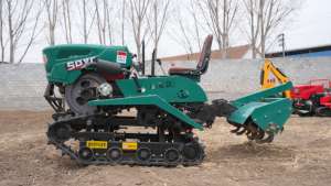 Trattore Cingolato Mini da 80 CV Direttamente dalla Fabbrica, Macchinario Agricolo Cinese Usato, Trattore Rotante per Fattoria in Offerta, Nuovo a Buon Prezzo - Product Image 6