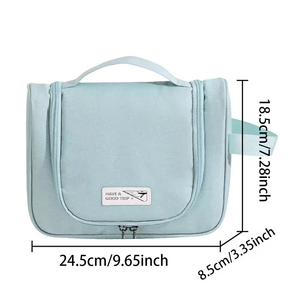 Sac de voyage portable grande capacité pour affaires, trousse de maquillage, fermeture éclair, polyester, résistant à l'eau, design pliable - Product Image 6