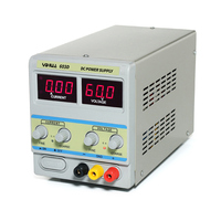 Alimentation électrique CC numérique réglable avec écran LCD et protection contre la surchauffe 605DB, prix de gros
