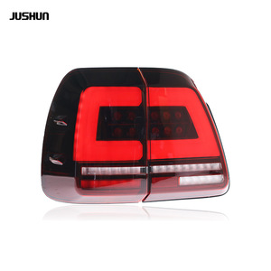 Jushun Led Tail <b>Lights</b> For 2002-2007 Toyota Land Cruiser Lc100 Red Black Edition 12V Car <b>Rear</b> <b>Light</b> Assembly - Product Image 4