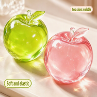 Balle anti-stress artisanale en maltose pomme verte à rebond lent et sonore