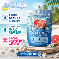 Poudre de créatine et d'électrolytes OEM/ODM à succès avec vitamines pour le soutien musculaire et l'hydratation, en sachet, sans OGM, nutrition sportive