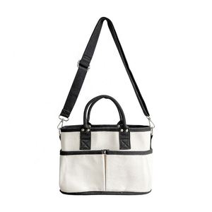 Sacs à bandoulière pour femmes, grande capacité, sacs messager carrés, sacs fourre-tout en toile - Product Image 6