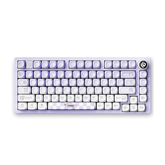 AULA-LEOBOG Hi75 Aluminum Alloy Mechanical Gaming Keyboard 75% Layout Hot Swappable RGB Backlit for Win PC