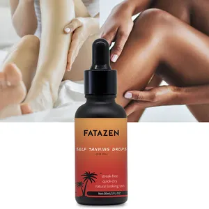 Wholesale Self Tanning Water Instant Sunless Facial Tanner Solution Home Tanning Lotion Oils Chocolate Sun Outdoor Self Tanner
