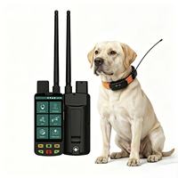 Traceur GPS Extrême pour Chien de Chasse GSM 4G Portée 15KM IP68 Plastique ABS Cartes Topographiques HD pour la Nature Sauvage Compatible Android >20