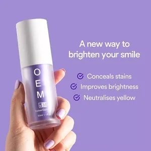 Nature teeth whitening antiplacca senza fluoro schiuma dentifricio dentifricio al carbone v34 siero correttore di colore