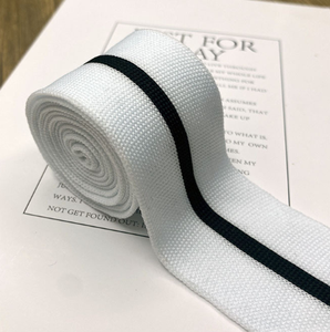 Mới Thể Thao Giản Dị Quần Hai-Tone Gân Dệt Kim Dây Đeo Hơi Đàn Hồi Polyester Dệt Vải Sọc Phụ Kiện Nhà Dệt - Product Image 6