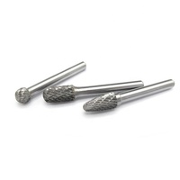Fresa Rotativa de Carburo F1225 con Vástago de 6.35mm para Amoladora, Ideal para Construcción Naval, Reparación de Maquinaria y Eliminación de Soldaduras de Acero