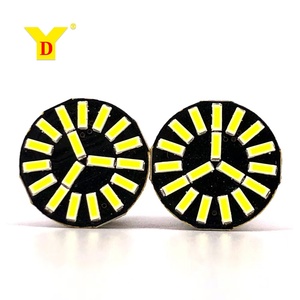 Nuove Lampade LED Auto Super Luminose YD 1157 4014 19SMD <span class=keywords><strong>P21W</strong></span> BA15S Bianche/Gialle per Indicatori di Direzione e Freni 12V per Auto, Garanzia 1 Anno - Product Image 3