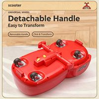 Mobil Seluncur Anak, Desain Kartun, 360 °   Roda Universal, Bahan PP, Mainan Tunggang untuk Balita Usia 1-4 Tahun