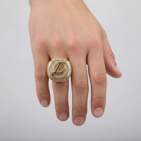 Bague de championnat de basket-ball personnalisée XH avec gravure du nom de l'équipe pour la cérémonie de remise des prix