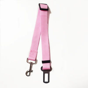Cinturón de seguridad ajustable de nailon para mascotas, correa de remolque de seguridad de estilo simple para perros y gatos, patrón estampado - Product Image 1